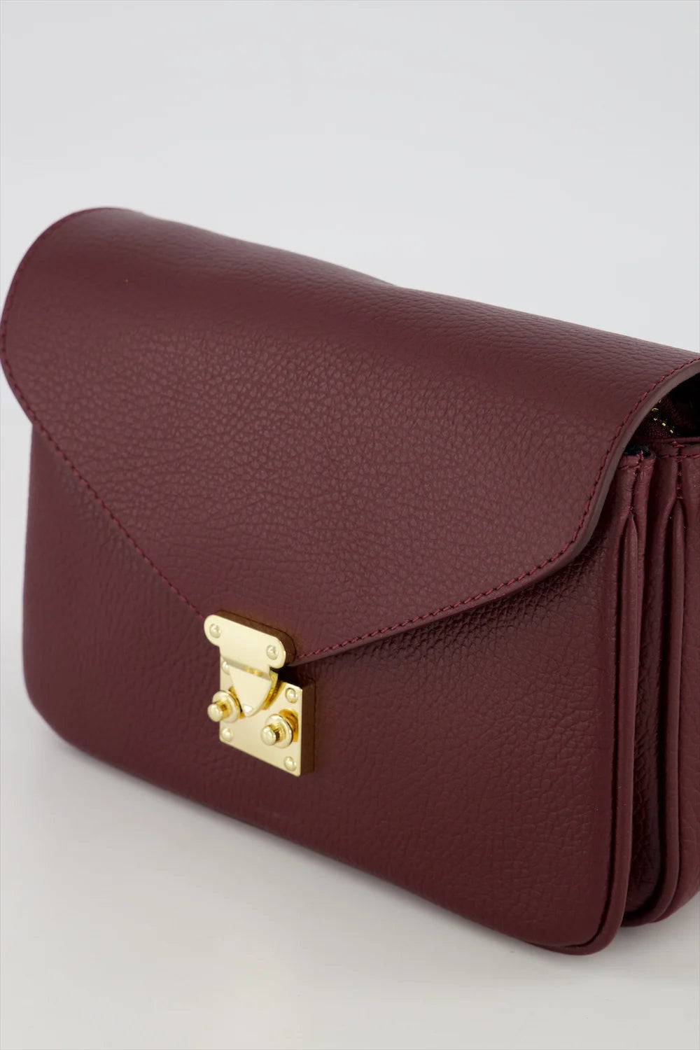 Esther - Crossbody tas - Burgundy - D54 - Goudkleurig